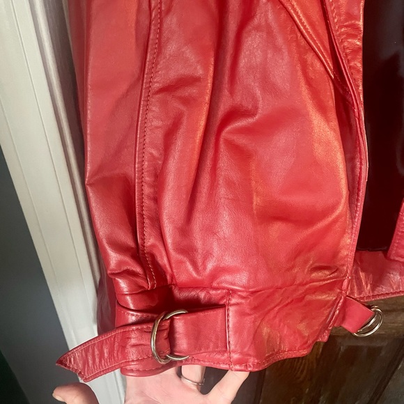 VTG Reed Red Leather Jacket-Stunning!!! - Picture 4 of 7